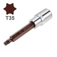 thumbnail image 2 of Unique Bargains 1/2-Inch Drive T35 Torx Bit Socket S2 Steel 100mm Length, 2 of 4