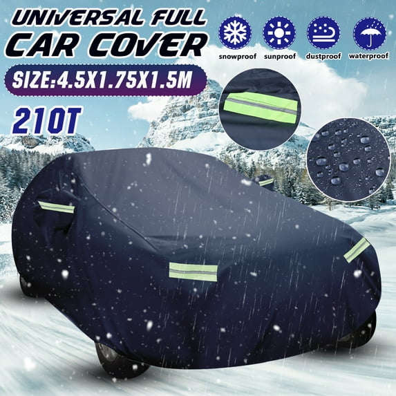 SUV Sedan Car Cover for Automobiles All Weather Waterproof, Sun UV Dust Rain Protection Univresal for Auto Car