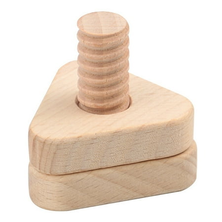 

1 Set of Wooden Screw Toy Smooth Educational Toy Wooden Matching Game Toy