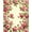 Pink, Pattern 1, variant on Flatwoven High Traffic Area Rug, Rose Garden Vintage Floral, Non Slip, Stain Resistant, Washable Area Rugs for Living Room, Bedroom(Pink, 4X6)