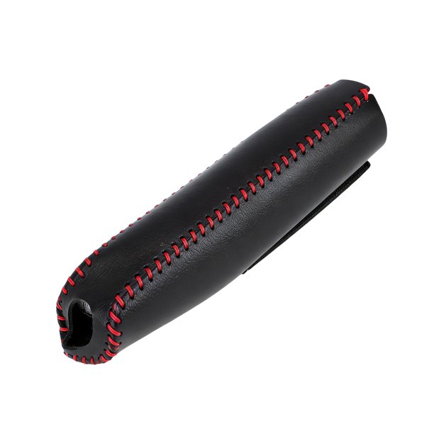 1pcs Funda de Cuero para Freno de Mano Protectora para Mitsubishi Mirage 1993-2024 Para Mitsubishi Montero 1993-2017 Para Mitsubishi Galant 1993-2010 Negro con costura roja
