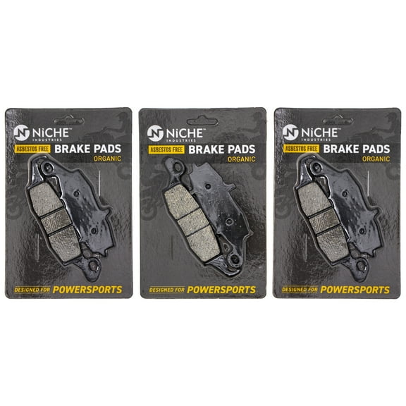 Niche Complete Organic Brake Pad Set for Suzuki SV650S Motorcycle MK1002485