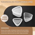 thumbnail image 4 of 2 PCs Triangular Form Sushi Mold Onigiri Rice Ball Frame Foo, 4 of 6