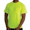 thumbnail image 4 of Rothco Moisture Wicking Pocket T-Shirt - Safety Green, XL, 4 of 7
