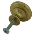 thumbnail image 7 of Kitchen Cabinet Knob Bright Brass Drawer Knob Finish 1 1/4" Dia Renovators Supply, 7 of 7