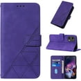 thumbnail image 3 of Case for Moto G Stylus 5G 2024 Wallet Case, Moto G Stylus 5G 2024 Phone Case with Card Holder Kickstand Magnetic Closure Durable Leather Shockproof Cover for Moto G Stylus 5G 2024 Purple YBS, 3 of 6