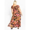thumbnail image 2 of Avenue Women's Plus Size Raelynn Shirred Bodice Dress, 2 of 2