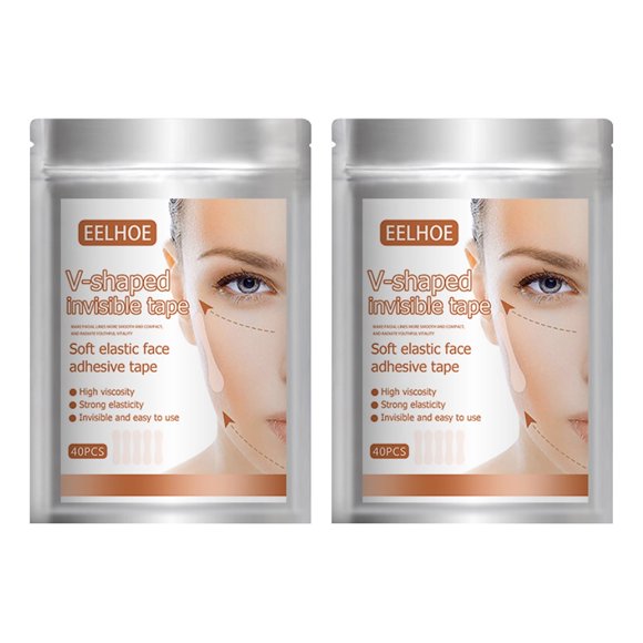 80PCS Set Instant Face Neck Eye Lift Face Lift V Tapes Wrinkle