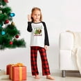 thumbnail image 3 of Bigfoot Matching Christmas Pajamas Family And Dog, Red Plaid with Black Sleeves, Size NB - Men 6XL, 3 of 7