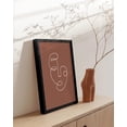 thumbnail image 5 of HAUS AND HUES Woman Drawing Line Art Wall Decor - Female Figure Wall Art | Silhouette Drawings Artwork Line Drawing Wall Art Minimalist Wall Decor | 12"x16" UNFRAMED, 5 of 6