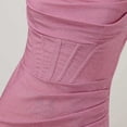 thumbnail image 4 of Huowey Maxi Dresses For Women Solid Color Sequin Sleeveless Spaghetti Strap Backless Sweetheart Neck Slim Fit Sparkly Glitter High Split Full Length Bodycon Dress Party Wedding Gowns,Pink,S, 4 of 9