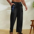thumbnail image 2 of Aimik Hanes Up to 65% off clearance Jogger Pants Men Oversized Sweatpants Y2K Baggy Trousers Loose Harem Pants Cozy Palazzo Pants Activewear Pockets Black XXL, 2 of 6
