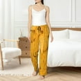 thumbnail image 4 of Pofeuu Yellow tortilla Print Women's Fashion Pajama Pants with Pockets Comfy Drawstring Sleep Lounge Bottoms-XX-Large, 4 of 6