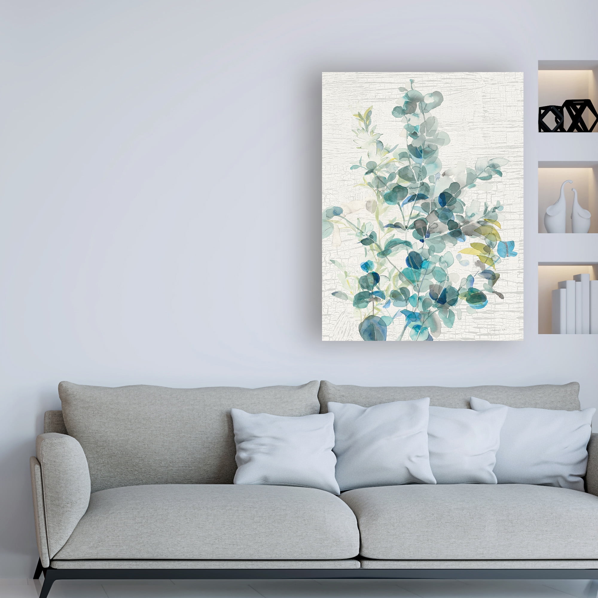 Trademark Fine Art 'Eucalyptus IV Vintage' Canvas Art by Danhui Nai