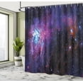 thumbnail image 5 of Ambesonne Galaxy Shower Curtain, Mother Nebula View, 69"Wx84"L, Purple Black Blue, 5 of 5