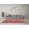 thumbnail image 3 of Ahgly Company Indoor Rectangle Abstract Red Modern Area Rugs, 5' x 7', 3 of 4