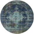 thumbnail image 1 of Ahgly Company Indoor Round Mid-Century Modern Light Slate Gray Oriental Area Rugs, 8' Round, 1 of 6
