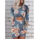 thumbnail image 3 of Vestido ajustado hueco,Vestido ajustado de manga larga Vestido ajustado con cuello redondo Vestido ajustado Artesanía superior, 3 of 6