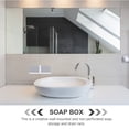 thumbnail image 4 of Shisuyan Sundries Storage Rack Simple Storage Shelf Grey 1Pc 10X4X1In, 4 of 9