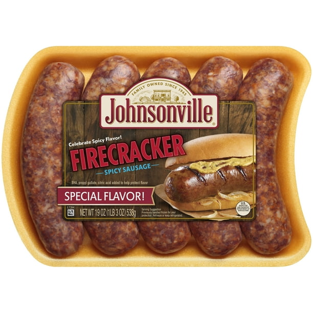 Johnsonville Firecracker Spicy Sausage, 5 Count, 19 oz