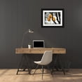 thumbnail image 3 of Bonin, Suzanne 32x25 Black Ornate Wood Framed with Double Matting Museum Art Print Titled - Tulip Trio, 3 of 4