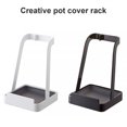 thumbnail image 3 of Home Ladle Holder Storage Soup Utensils Rack Storage Spoon Tray Lid Stand Spatula Organizer Kitchen Utensils Rack Pot Cover Shelf, Black Wweixi, 3 of 9