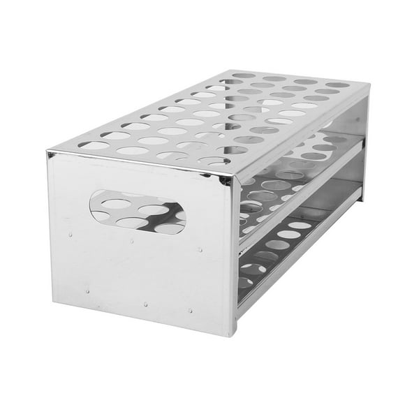 Shape Tube Rack, Durable Acid- Stainless Steel Test Tube Rack, Anti-Alkal For Drying Tubes Chemical Experiments Brush Holders