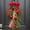Red 6C3, variant on Wuztai Christmas Bells Nordic Flocking Ornament, 21x10.5cm Ironwork Hanging Decor for Window Tree, Festive Bell Decoration
