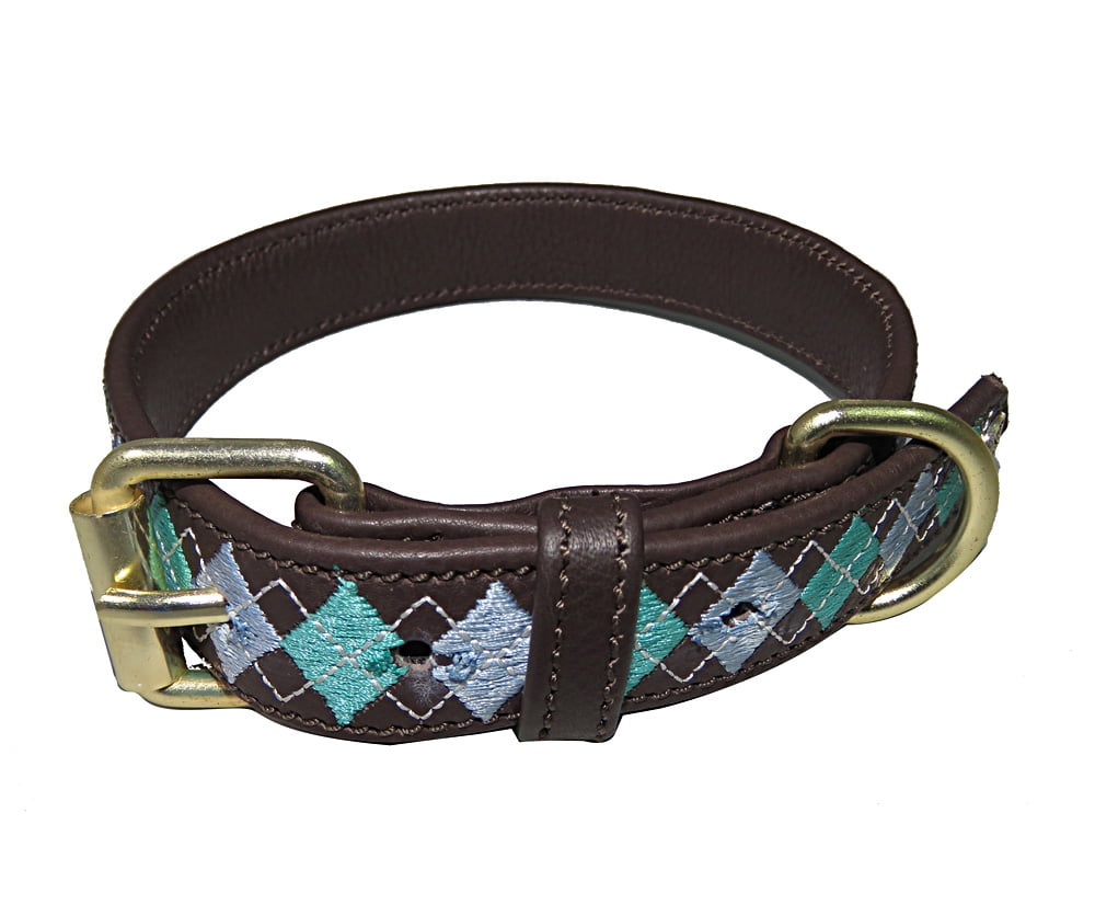 HALO DOG COLLOR LEATHER WITH BUFFY DOG COLLAR