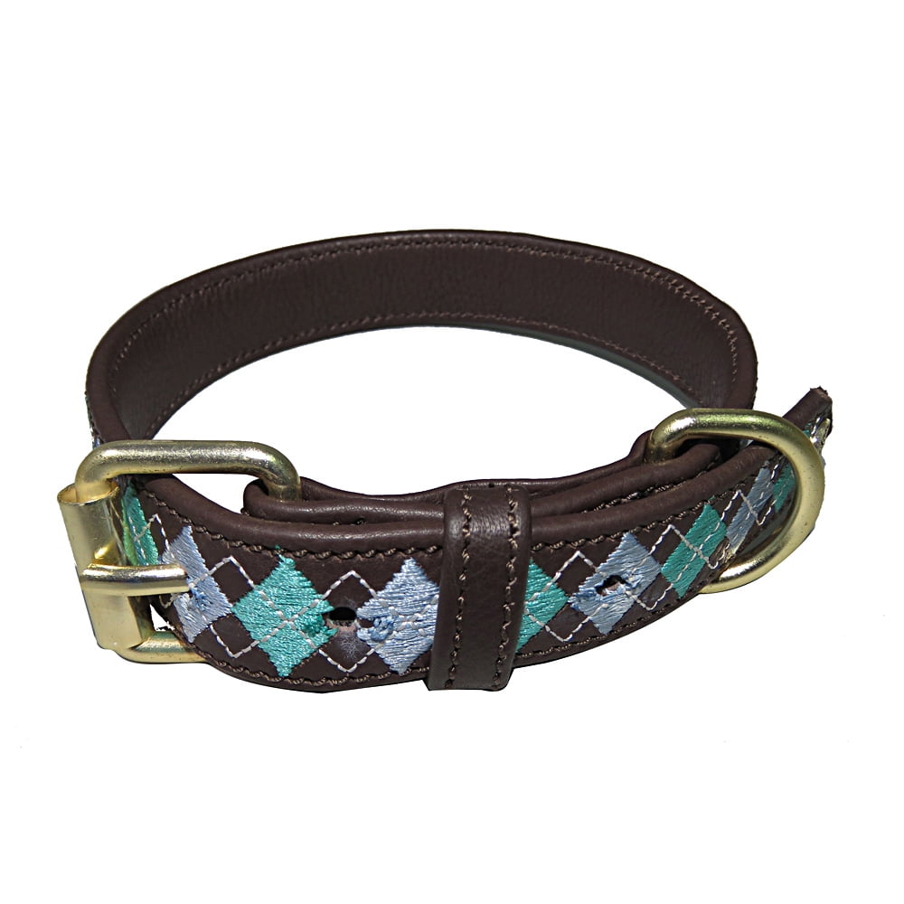 HALO DOG COLLOR LEATHER WITH BUFFY DOG COLLAR