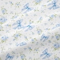thumbnail image 6 of 3 Pieces Cute Bowknot Comforter Set for Boys Girls Dreamy Princess Style Princess Style Blue Floral Queen Bedding Set Ultra Soft Reversible Garden Flower Comforter with Pillowcases, 6 of 6