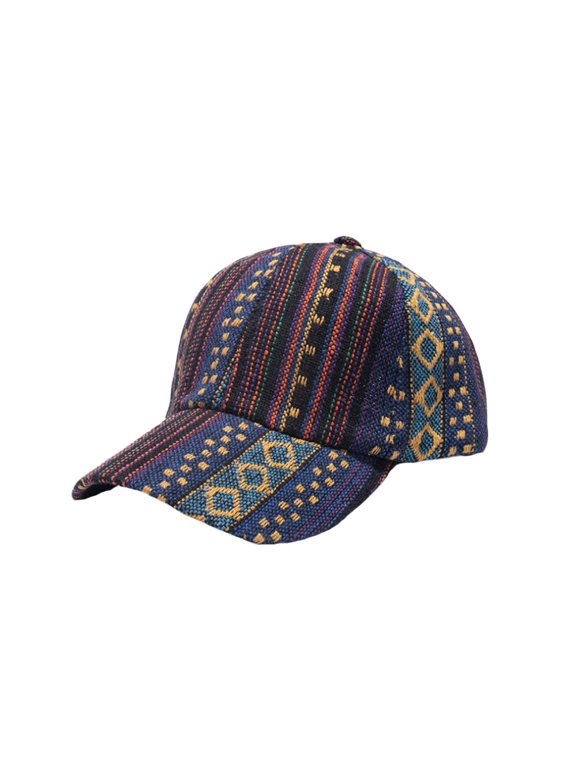 Aztec Embroidery Baseball Cap Adjustable Dad Hat YZ10174 (Purple)