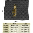 thumbnail image 3 of Salisbury- University Ultra-Soft Micro Fleece Blanket Soft Comfortable Flannel Blanket Available for Bed Couch Living Room, 3 of 8