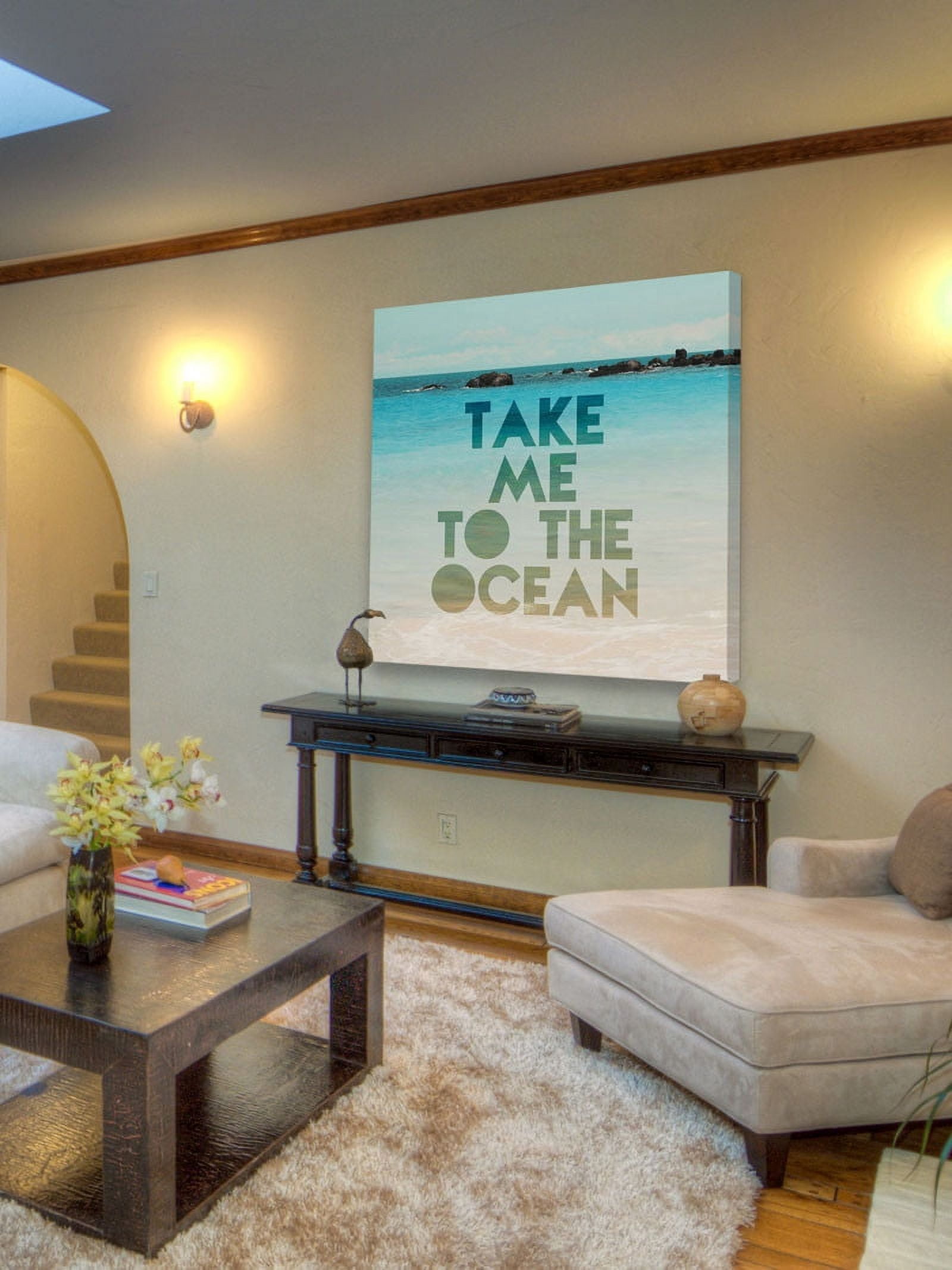 Marmont Hill "Take Me to the Ocean" Sylvia Cook Painting Print on Canvas