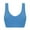 Blue, variant on Gyouwnll Double Women Plus Size Strapless Bra Bandeau Tube Removable Padded Top Stretchy White 4XL