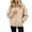 Khaki zip up sweatshirt women, variant on DIOAZUD Women's Zip up Sweatshirt Stand Collar No Hood Long Sleeve Fleece Cardigan with Pockets Solid Color Casual Fall Sweatshirts Jacket Gray S-XXL