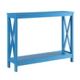 thumbnail image 4 of Convenience Concepts Table Console Oxford, Fini Bois Bleu, 4 of 6