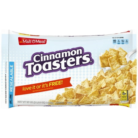 Cereal Dish - (2 Pack) Malt-O-Meal Breakfast Cereal, Cinnamon Toasters, 37 Oz, Bag