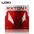thumbnail image 2 of Loki Rxton 1 Table Tennis Rubber Red Black 1 Pack ITTF Approved Ping Pong Racket Rubber for 40+ Balls Black 1 pack, 2 of 6