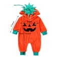 thumbnail image 4 of LILIYA My First Halloween Outfit Bat Hoodie Romper for Boys and Girls Soft Jumpsuit Overalls Childrens Cosy Party Dress Up Onesie 6-12 Months, 4 of 4