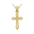 thumbnail image 1 of Collier Pendentif Croix en Or Jaune 10K avec Chaîne, 1 of 4