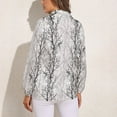 thumbnail image 2 of Black Grey Fast Long Sleeve Blouse Woman Streetwear Casual Shirts Summer Oversize Woman Streetwear Clothing Birthday Present, 2 of 7
