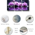 thumbnail image 2 of ZHONGYUTONG Zen Bathroom Wall Art 3 Pieces Purple Orchid Stones on Water Picture Prints Spiritual Relaxing Canvas Poster Spa Artwork Meditation Room Decor (11.00" x 14.00" x 3PCS), 2 of 6