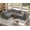 Grey, variant on Lovableguy Oversized Modular Sectional Sofa,Corduroy 4 Seater Upholstered Cloud Couch with 2 Pillows,Free Combination Floor Couch,for Bedroom Living Room Office,No Assembly Required,Beige