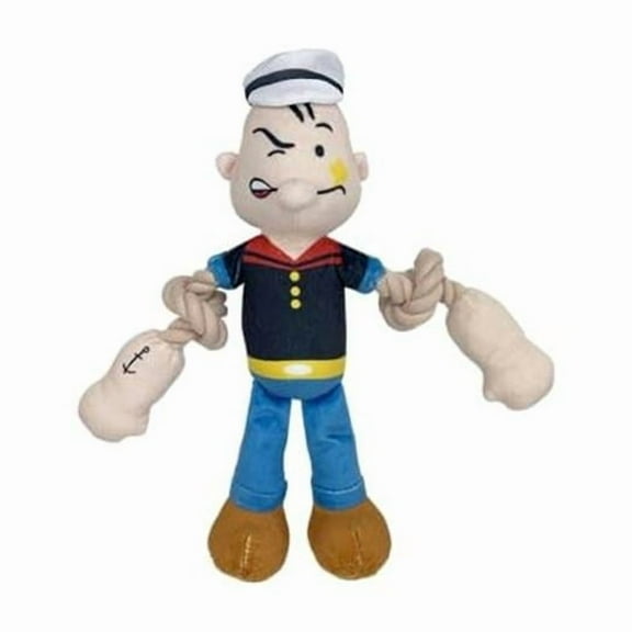 Multipet International  11 in. Popeye with Rope Arms Dog Toy