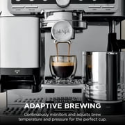 Ninja Luxe Café Pro Espresso Machine & Drip Coffee Maker, Cold Brew, Hot Water, Integrated Tamper, Built-in Grinder, Hands-Free Frother for Cappuccinos, Lattes, Americanos, Dairy or Non-Dairy, ES701