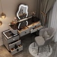 thumbnail image 2 of Smart Dresser Bedroom Modern Light Luxury Simple Master Bedroom Girl Makeup Table My Lux Decor Round, 2 of 42
