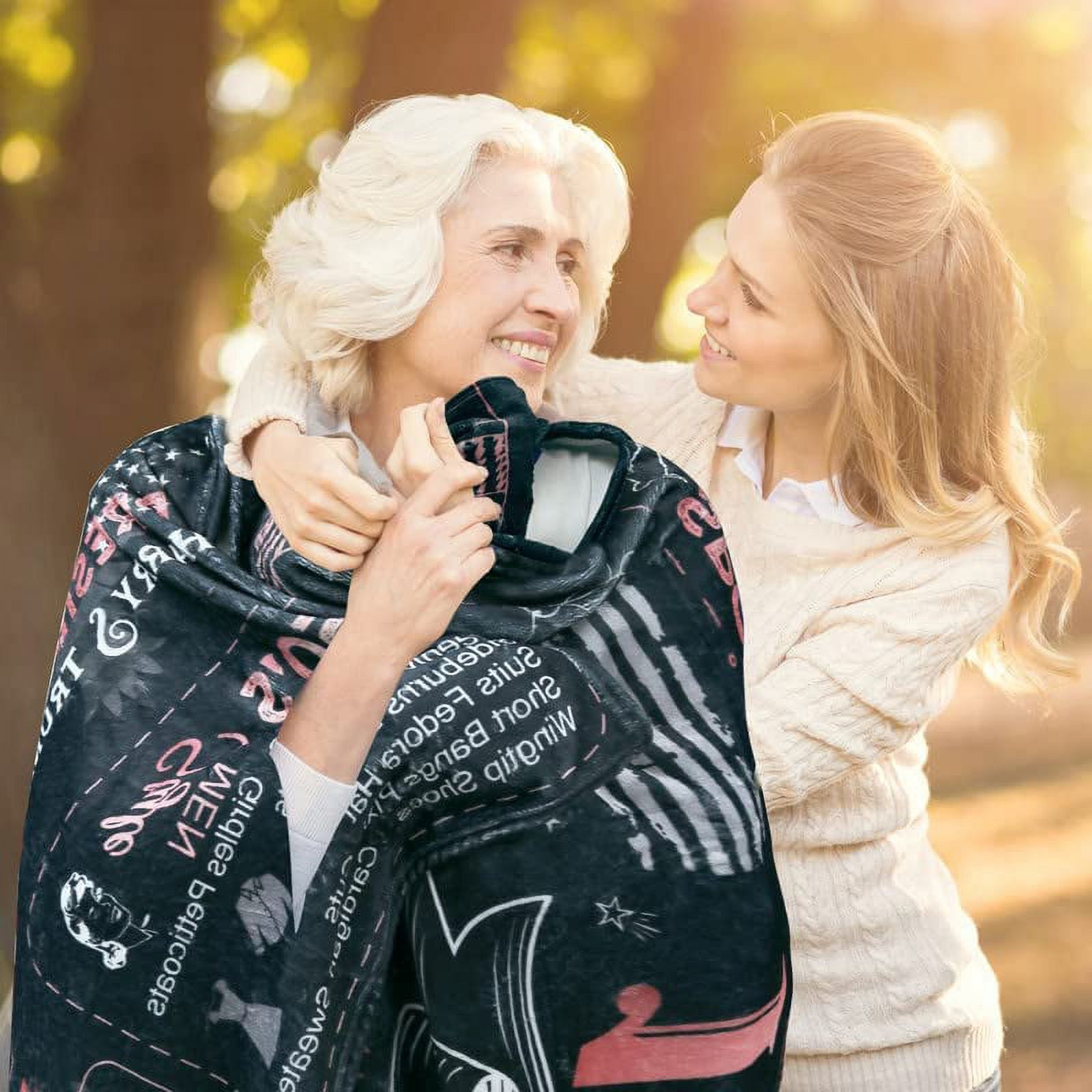 Happy 70th Birthday Gifts for Women Men Blanket 1952 70th Birthday Decorations 70 Years Old Gift for Mom Dad Grandparents Back in 1952 Flannel Fleece Soft Throw Blanket for Bed Sofa 60x50 Inches