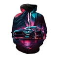 thumbnail image 3 of Sudadera con capucha con estampado 3D de coche deportivo para hombre, sudaderas con capucha informales holgadas de gran tamaño, ropa de calle para hombre, 3 of 5