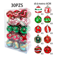 thumbnail image 2 of Navideñas 6cm Decoración Navideña Adornos Árbol 30 Esferas Xtellar multicolor, 2 of 4